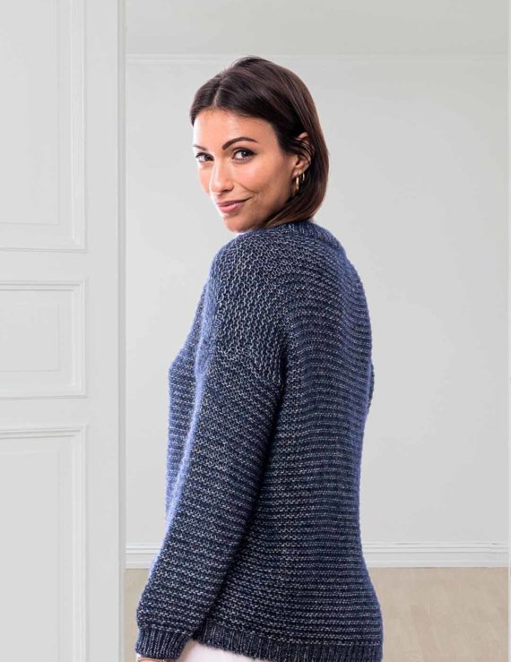 MAGLIA GIROCOLLO PUNTO LINKS ALPACA/COTTON RETRO